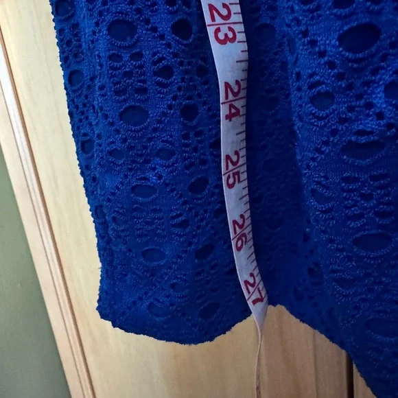 Charlotte Russe Royal Blue 3/4 Sleeve Dress - Picture 7 of 9